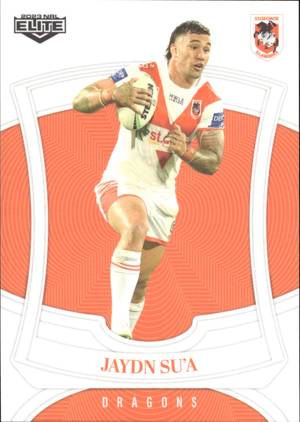 2023 NRL Elite Common Card - 125 - Jaydn Su'A - St. George-Illawarra Dragons