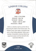 2023 NRL Elite Common Card - 128 - Lindsay Collins - Sydney Roosters