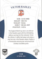 2023 NRL Elite Common Card - 130 - Victor Radley - Sydney Roosters