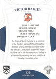 2023 NRL Elite Common Card - 130 - Victor Radley - Sydney Roosters