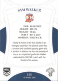 2023 NRL Elite Common Card - 135 - Sam Walker - Sydney Roosters