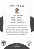 2023 NRL Elite Common Card - 147 - Adam Doueihi - Wests Tigers