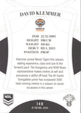 2023 NRL Elite Common Card - 148 - David Klemmer - Wests Tigers