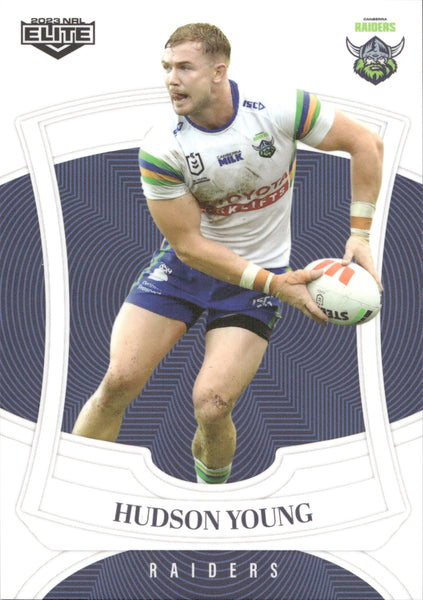 2023 NRL Elite Common Card - 018 - Hudson Young - Canberra Raiders