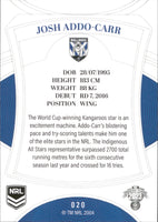 2023 NRL Elite Common Card - 020 - Josh Addo-Carr - Canterbury-Bankstown Bulldogs
