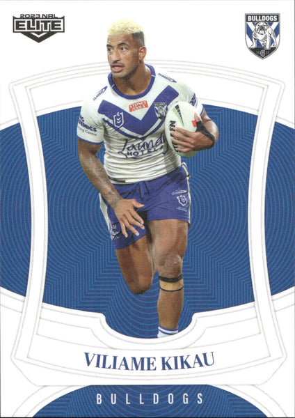 2023 NRL Elite Common Card - 024 - Viliame Kikau - Canterbury-Bankstown Bulldogs