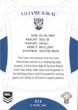 2023 NRL Elite Common Card - 024 - Viliame Kikau - Canterbury-Bankstown Bulldogs