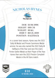 2023 NRL Elite Common Card - 030 - Nicho Hynes - Cronulla-Sutherland Sharks