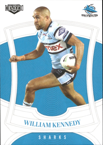 2023 NRL Elite Common Card - 031 - William Kennedy - Cronulla-Sutherland Sharks