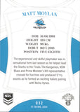 2023 NRL Elite Common Card - 032 - Matt Moylan - Cronulla-Sutherland Sharks