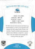 2023 NRL Elite Common Card - 033 - Ronaldo Mulitalo - Cronulla-Sutherland Sharks