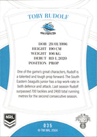 2023 NRL Elite Common Card - 035 - Toby Rudolf - Cronulla-Sutherland Sharks