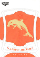 2023 NRL Elite Common Card - 037 - Dolphins Checklist - Dolphins