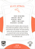 2023 NRL Elite Common Card - 038 - Euan Aitken - Dolphins