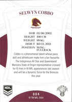 2023 NRL Elite Common Card - 004 - Selwyn Cobbo - Brisbane Broncos