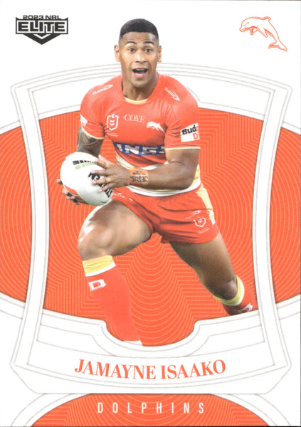 2023 NRL Elite Common Card - 041 - Jamayne Isaako - Dolphins