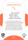2023 NRL Elite Common Card - 042 - Felise Kaufusi - Dolphins