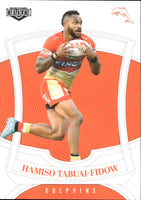 2023 NRL Elite Common Card - 045 - Hamiso Tabuai-Fidow - Dolphins