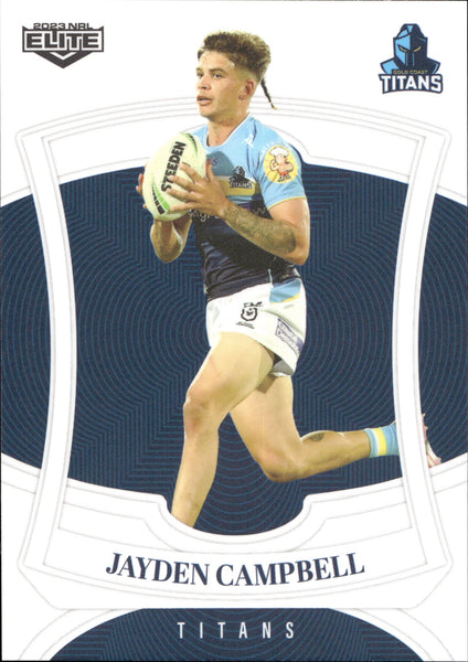 2023 NRL Elite Common Card - 048 - Jayden Campbell - Gold Coast Titans