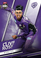 CLIVE ROSE - BBL Silver Parallel Card #100