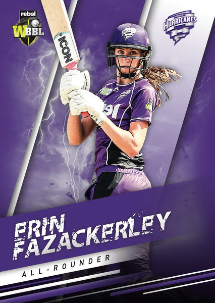 ERIN FAZACKERLEY - BBL Silver Parallel Card #105