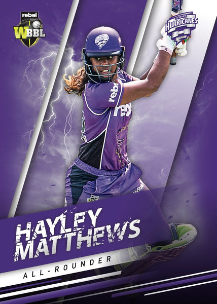 HAYLEY MATTHEWS - BBL Silver Parallel Card #109