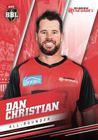 DAN CHRISTIAN - BBL Silver Parallel Card #112