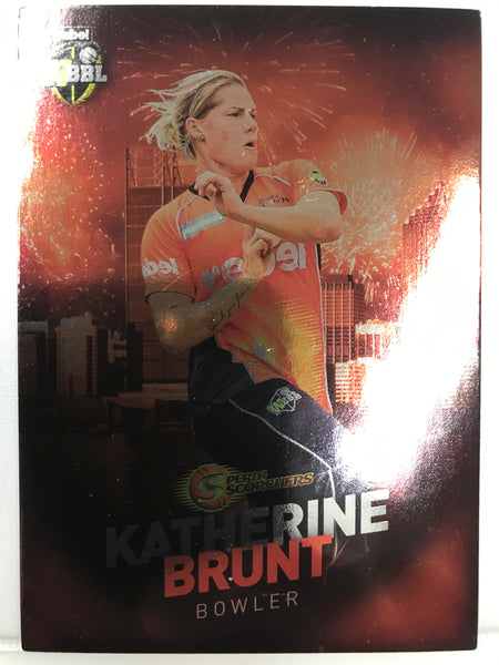 KATHERINE BRUNT - WBBL 2017-18 Silver Parallel Card #116