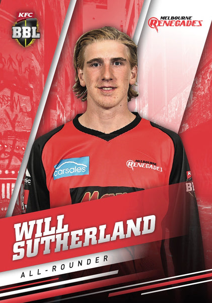 WILL SUTHERLAND - BBL Silver Parallel Card #116