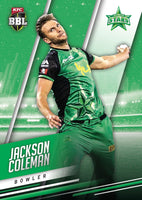 JACKSON COLEMAN - BBL Silver Parallel Card #130
