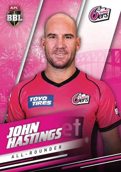 JOHN HASTINGS - BBL Silver Parallel Card #170