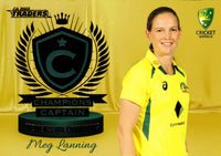 2022-23 Cricket Traders Case Card - CC 2  - Meg Lanning - ODI Women's Champions Captain - 41/50
