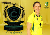 2022-23 Cricket Traders Case Card - CC 2  - Meg Lanning - ODI Women's Champions Captain - 41/50