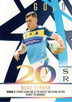 2023 NRL Titanium Season To Remember - STR 13 - Beau Fermor - Gold Coast Titans