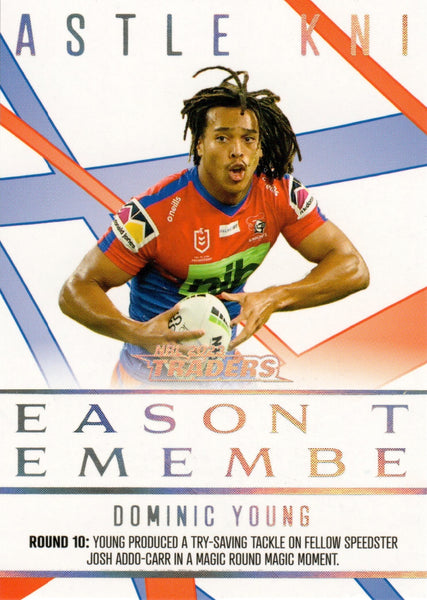 2023 NRL Titanium Season To Remember - STR 23 - Dominic Young - Newcastle Knights