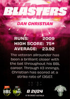 2022-23 Cricket Traders Blasters Priority - B 21 - Dan Christian - 33/34