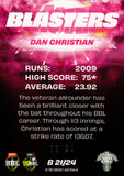 2022-23 Cricket Traders Blasters Priority - B 21 - Dan Christian - 33/34