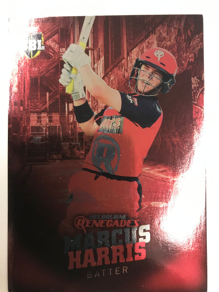 MARCUS HARRIS - BBL Silver Parallel Card #063