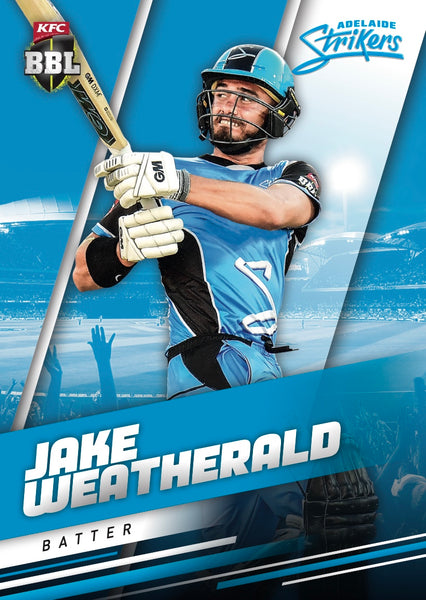JAKE WEATHERALD - BBL Silver Parallel Card #066
