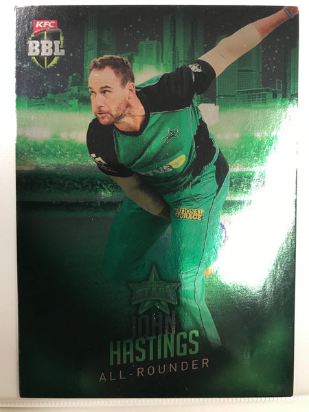 JOHN HASTINGS - BBL Silver Parallel Card #086
