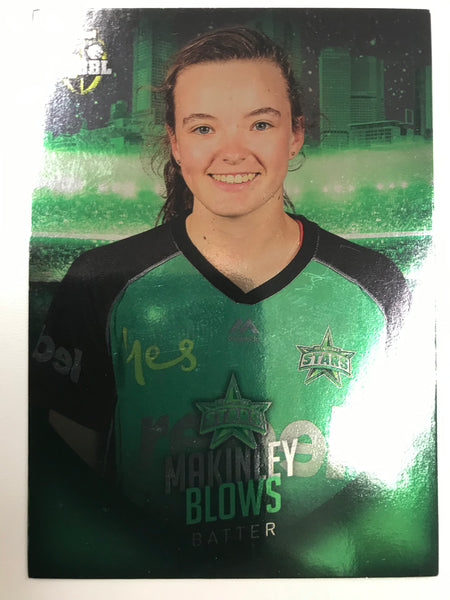 MAKINLEY BLOWS - WBBL Silver Parallel Card #095