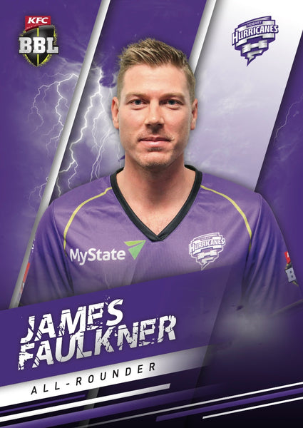 JAMES FAULKNER - BBL Silver Parallel Card #095