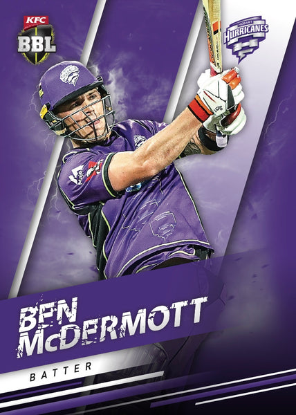 BEN McDERMOTT - BBL Silver Parallel Card #096