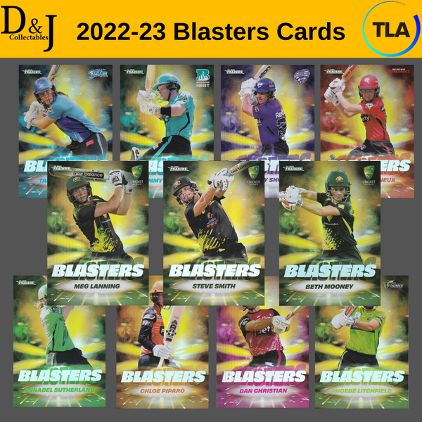 2022-23 Cricket Traders Blasters - Full Set - ALL 24 Cards