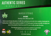 MARCUS STOINIS Authentic Foil Signature AS6/9