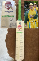 2007 T20 v England - Aust Team Signed Bat