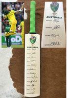 2012 ODI Series V Pakistan - Aust Team Signed Bat - Incl WARNER