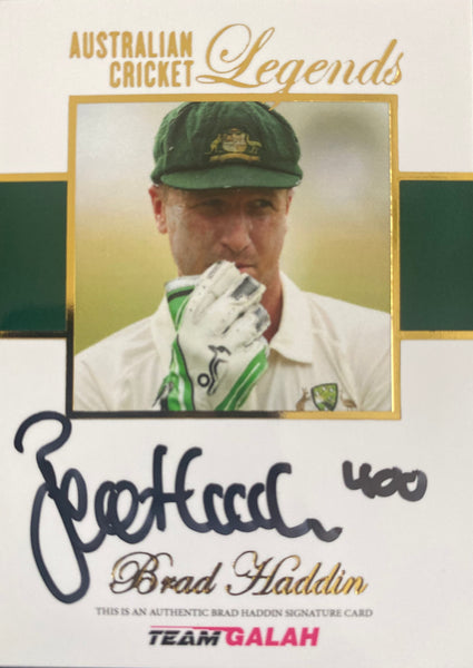 BRAD HADDIN - Aust Cricket Legends #ACL-12