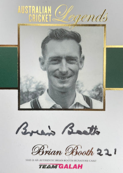 BRIAN BOOTH - PROMO Aust Cricket Legends #ACL-15