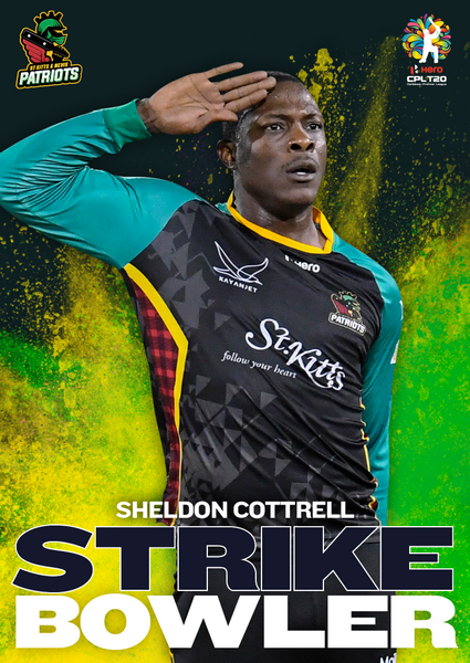 CPL Strike Bowlers - SHELDON COTTRELL - #SB-11